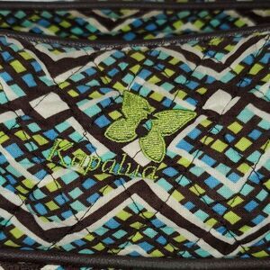 Vera Bradley Kapalua Maui Small Trimmed Vera Tote Rainforest